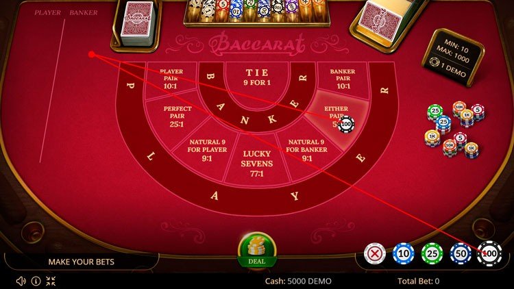 Правила игры в баккару в казино с примерами