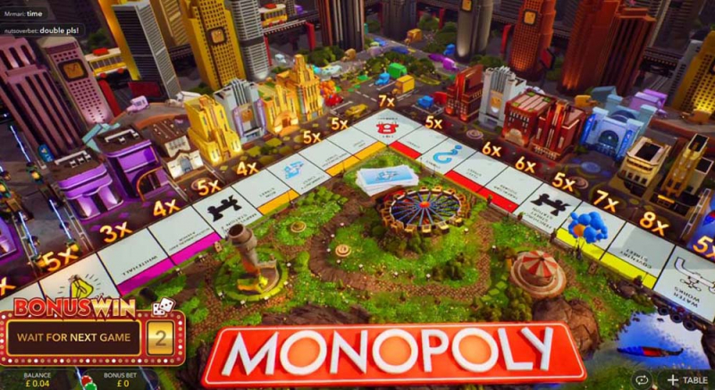Уникальная Monopoly Live в казино Evolution Gaming