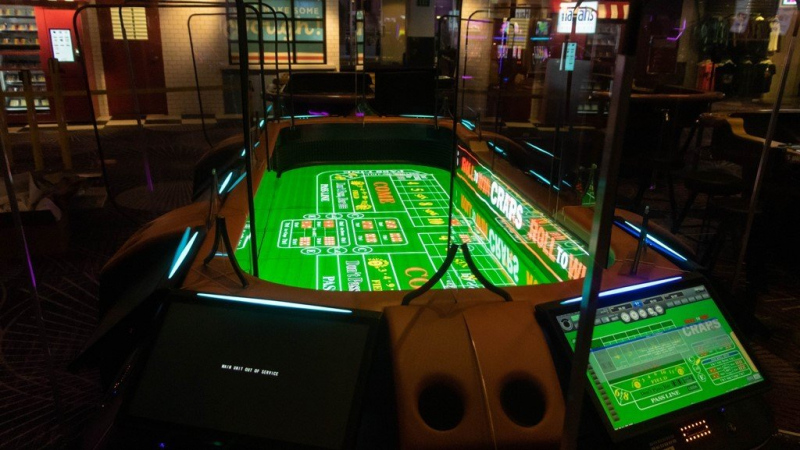 Лас Вегас установил первые гибридные столы для игры в крэпс