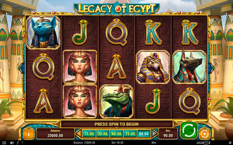  Legacy of Egypt (Наследие Египта) — игровой автомат, играть в слот бесплатно, без регистрации