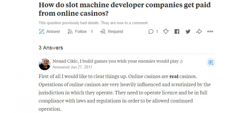 Сколько онлайн казино платит разработчикам игровых автоматов