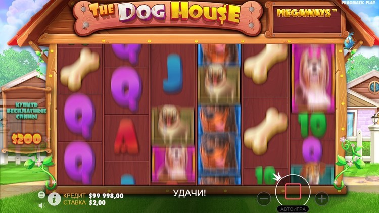  The Dog House Megaways (Собачий домик Мегапуть) — игровой автомат, играть в слот бесплатно, без регистрации