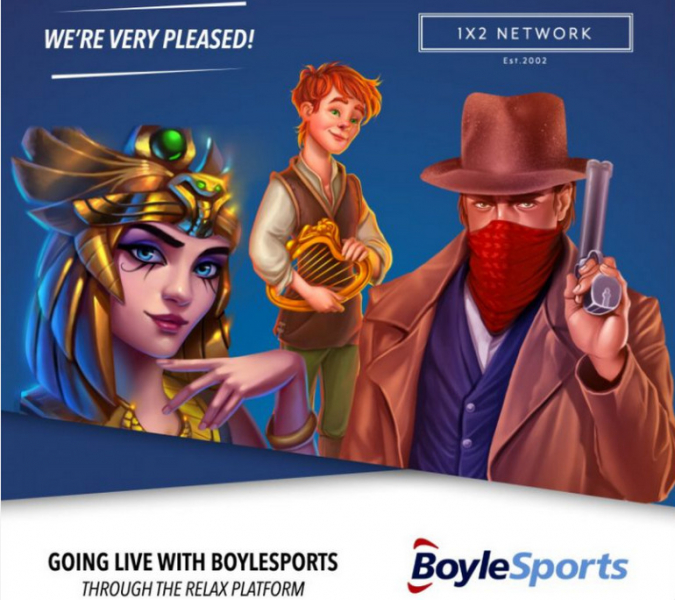  Контент онлайн-слотов 1X2 Network доступен в BoyleSports 