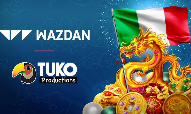 
                                Wazdan заключает договор с итальянским оператором Tuko Productions
                            