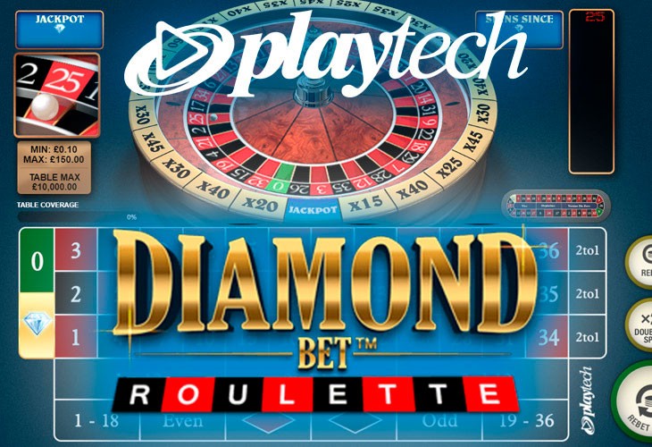 Diamond Bet Roulette от Playtech — игровой автомат, играть в слот бесплатно, без регистрации