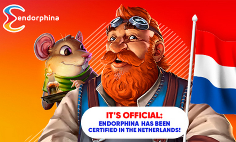  Endorphina получила сертификат для работы на рынке Нидерландов 