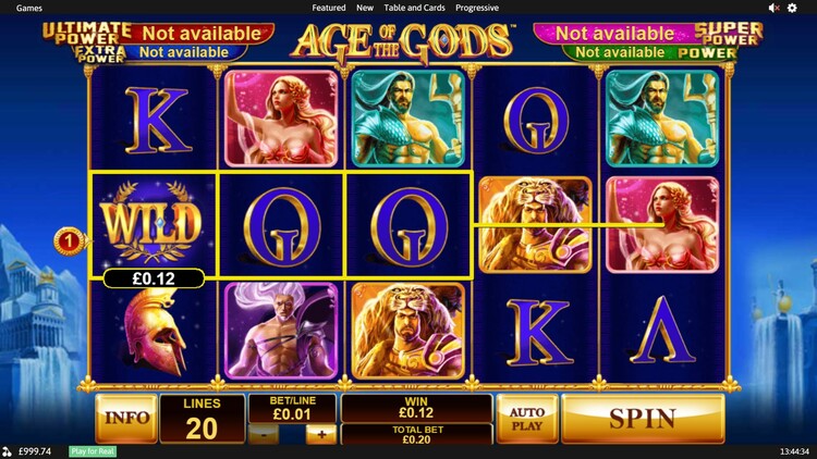  Age of the Gods (Эпоха богов) — игровой автомат, играть в слот бесплатно, без регистрации