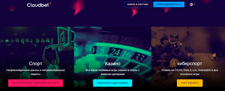 Казино Cloudbet - играть онлайн бесплатно, официальный сайт, скачать клиент