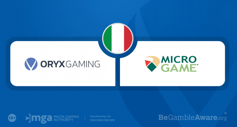 
                                Партнерство ORYX Gaming и Microgame для работы в Италии
                            