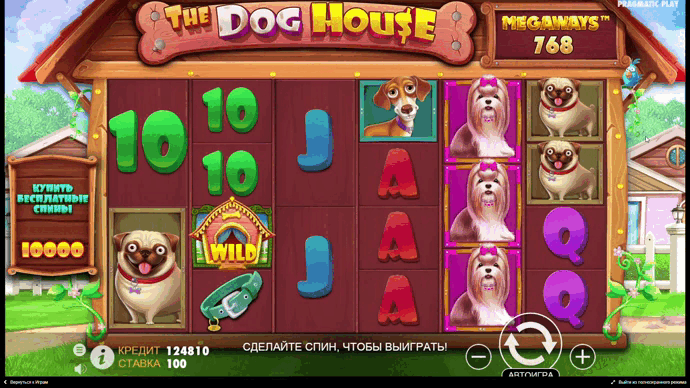 Игровой автомат The Dog House Megaways от Pragmatic Play — аналитика теста в 1000 спинов