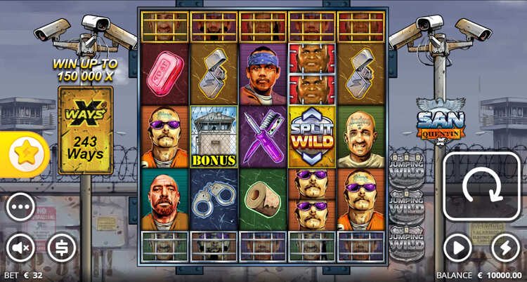  San Quentin xWays (Сан-Квентин xПути) от Nolimit City — игровой автомат, играть в слот бесплатно, без регистрации