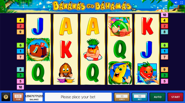 Игровой автомат Bananas Go Bahamas от Novomatic— аналитика и статистика теста