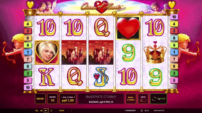 Игровой автомат Queen of Hearts Deluxe от Novomatic — аналитика и статистика теста