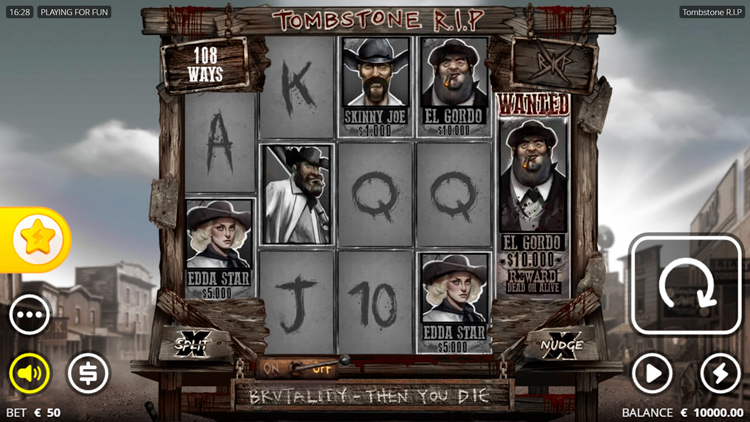  Tombstone R.I.P. (Надгробие) от Nolimit City — игровой автомат, играть в слот бесплатно, без регистрации