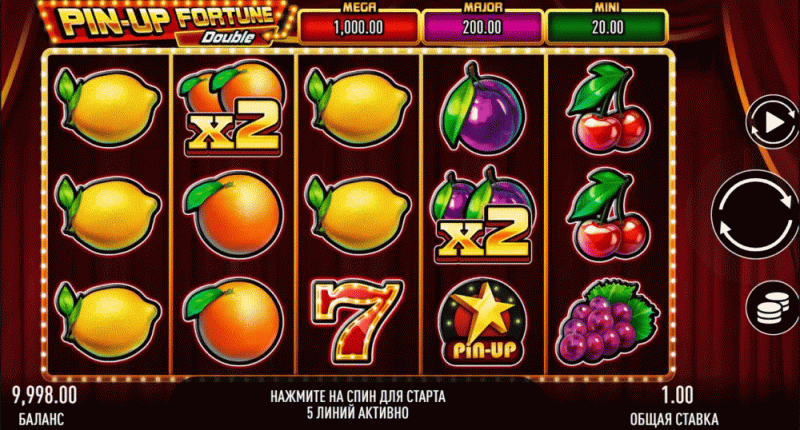 Слот Fortune Five вышел в онлайн-казино Pin-Up и доступен в демоверсии