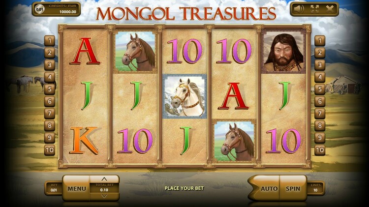  Mongol Treasures (Монгольские сокровища) от Endorphina — игровой автомат, играть в слот бесплатно, без регистрации
