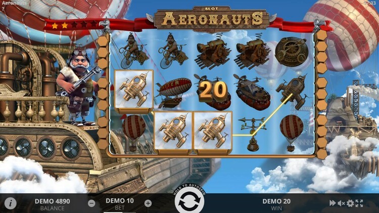  Aeronauts (Аэронавты) от Evoplay — игровой автомат, играть в слот бесплатно, без регистрации