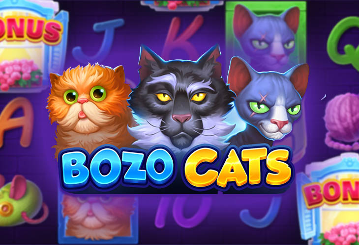  Bozo Cats (Коты Бозо) от Playson — игровой автомат, играть в слот бесплатно, без регистрации