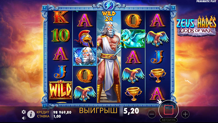 Игровой автомат Zeus vs Hades – Gods of War от провайдера Pragmatic Play — аналитика 1000 тестовых раундов